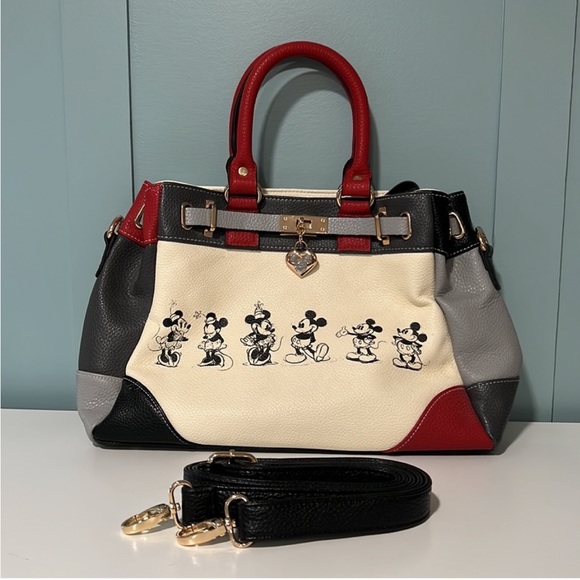 The Bradford Exchange Disney Mickey and Minnie Love Story Handbag. Like New. - Picture 6 of 14